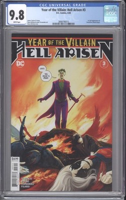 Year of the Villain: Hell Arisen #3 CGC 9.8 Epting 1st Full App Punchline 2020