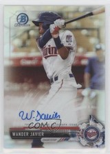 2017 Bowman Chrome Prospect Refractor 155/499 Wander Javier #CPA-WJ Auto b8h
