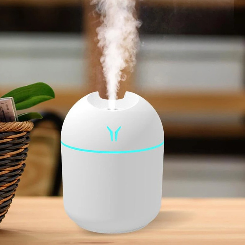 250ML USB Mini Air Humidifier Aroma Diffuser LED Ultrasonic Mist Maker