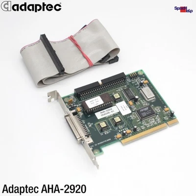 Adaptec AHA-2920 SCSI PCI Slot Controller Adapter 2 Ports AHA-2905 - Image 1 of 4