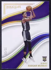 2022-23 Panini Immaculate Keegan Murray Rookie Base Gold 1/10 Sacramento Kings