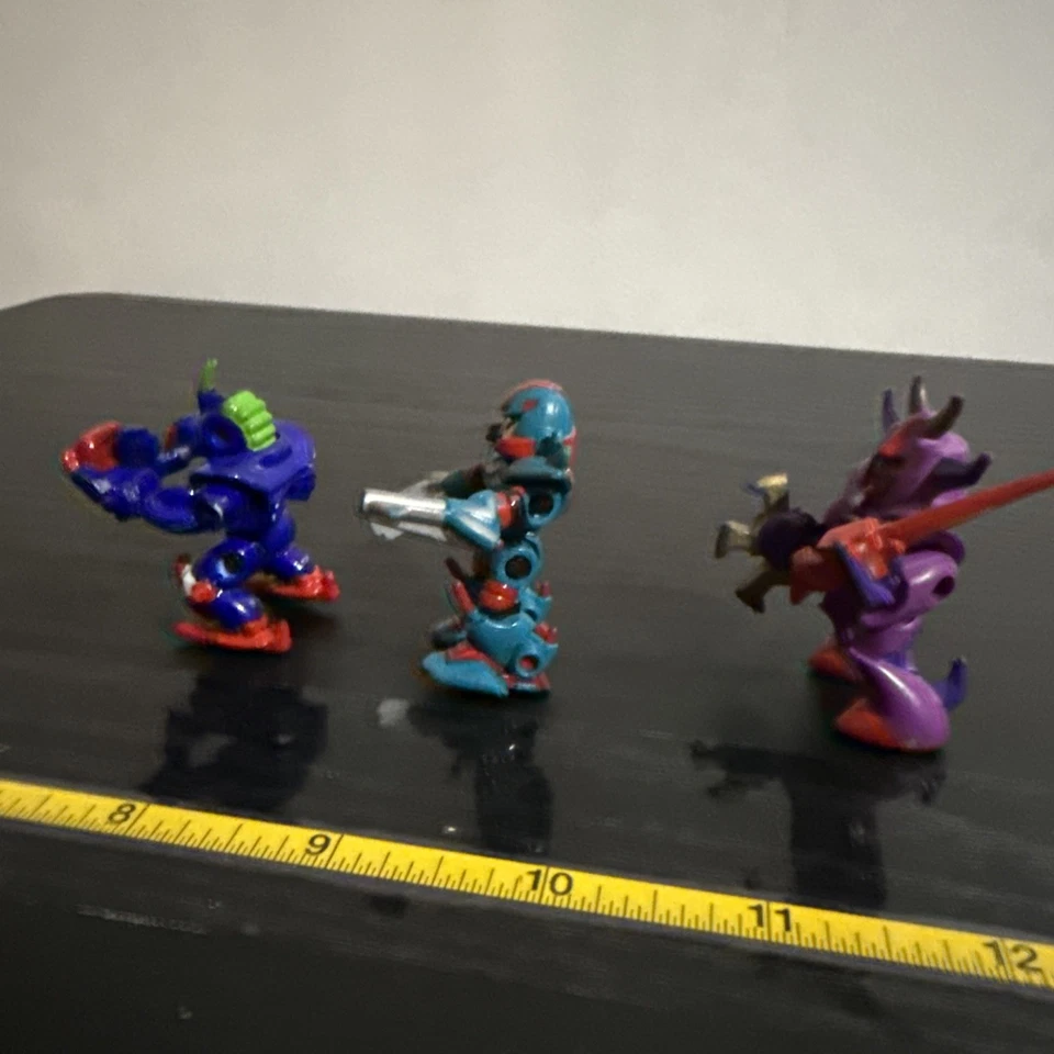 Lote de 3 Micro Máquinas Z-bots Mingo Xeno & Zerot Años 90 Galoob LGTI Foto 2 de 4