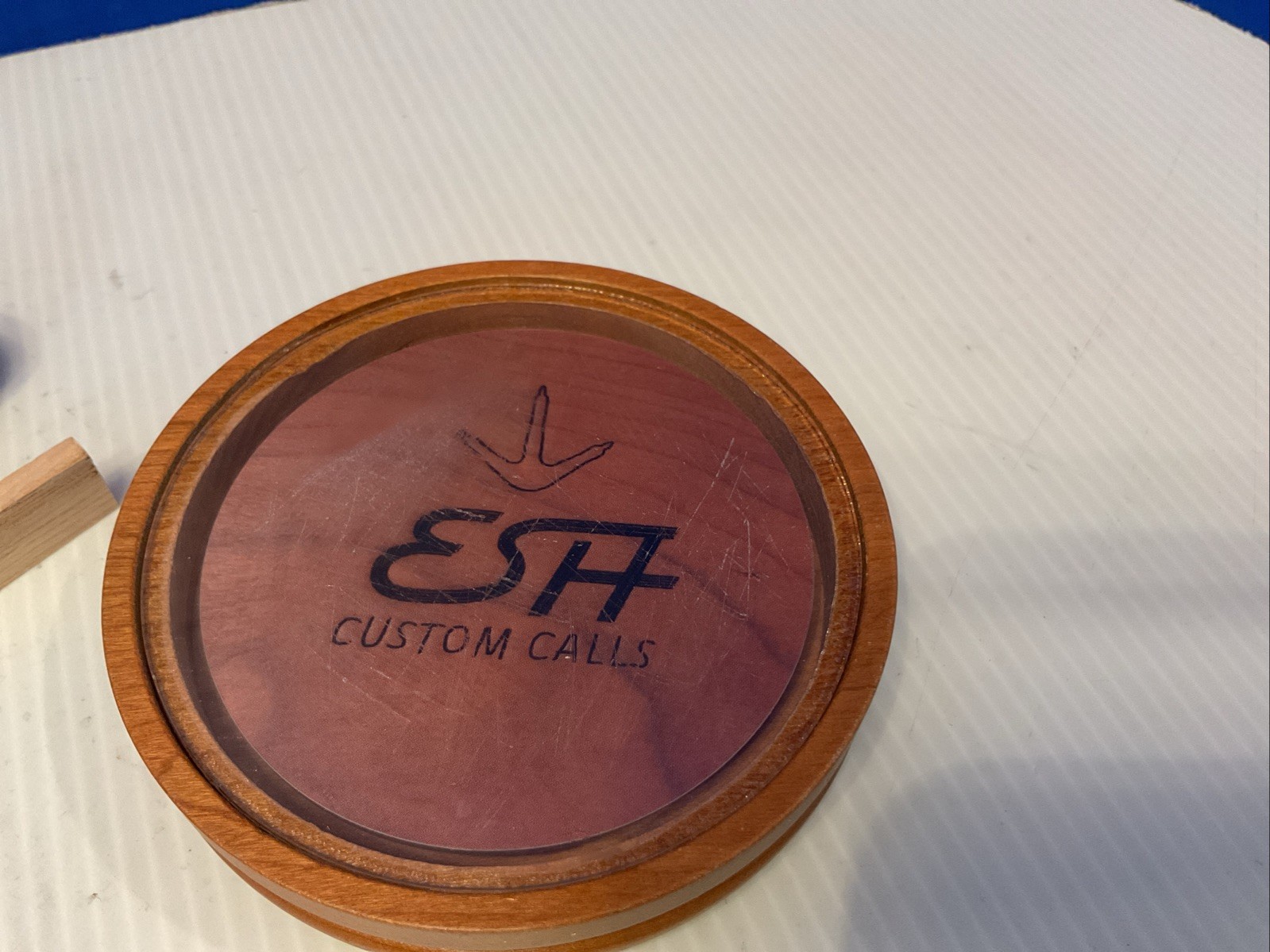 Custom Calls Cherry Glass with matched hickory Striker(Pot Call)