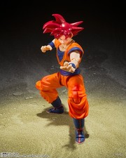 Bandai S.H.Figuarts SHF Dragon Ball Super DBZ Son Goku Super Saiyan God Figure