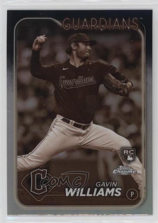 2024 Topps Chrome Sepia Refractor Gavin Williams #15 09wc
