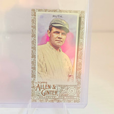 2020 Topps Allen & Ginter Gold Border Babe Ruth