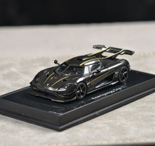 AUTOart 1/64 Koenigsegg ONE:1 Black Diecast Car Model