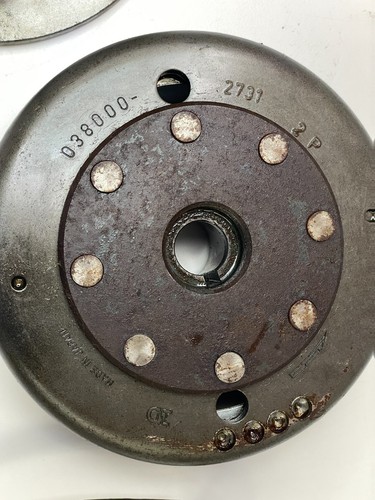 1976 Yamaha XT500 OEM Flywheel and Stator XT xt 500 TT - Picture 8 of 11