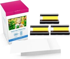 Compatible Canon Selphy CP1500 Ink and Paper For Selphy CP1300 CP1200 CP1000 ...