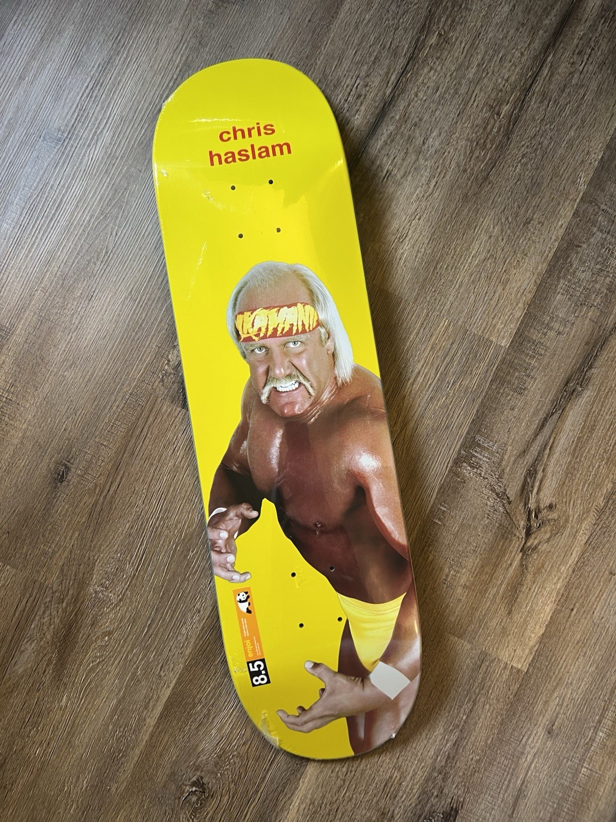  (RARE) Enjoi Chris Haslam Skateboard Deck &ldquo;WWE&rdquo; "Hulk H