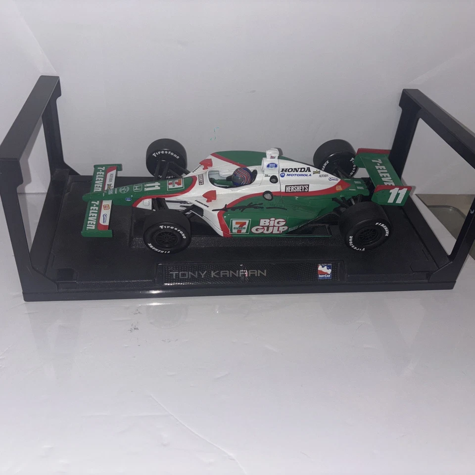Tony Kanaan Firmado 2007 #11 7-11 Andretti Honda IndyCar 1/18 Greenlight Diecast Foto 3 de 3