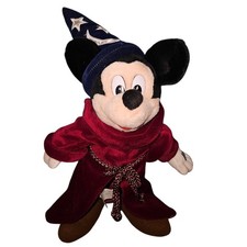 Disney Store Sorcerer Mickey Mouse Fantasia Plush 16" Vintage Standing