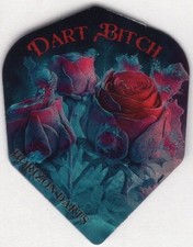DART BITCH Standard Dart Flights: 3 per set