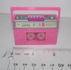 Vintage Barbie Action Accents Boombox Cassette Wind Up Toy WORKING  (OT1)