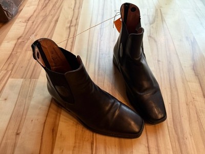 Leder Stiefeletten 40, Sergio Grasso