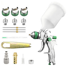 Hvlp Air Paint Spray Gun Kit 1.41.72.0mm Nozzle Auto Car Primer Spray Tool