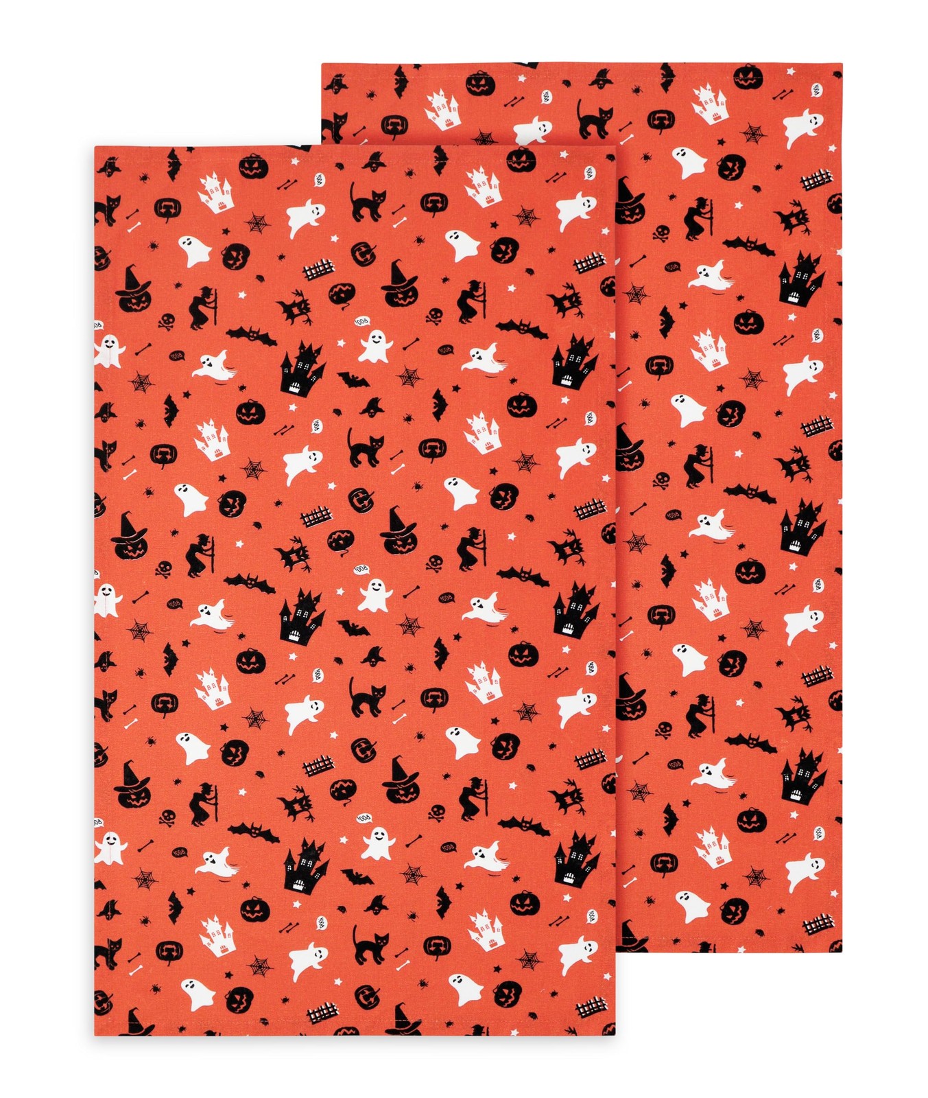 S, Set Of 2 Multi-purpose Halloween Dish Towels For Clean...