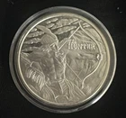The Hunter Indian Buffalo Bison Round 1 Troy oz..999 Fine Silver