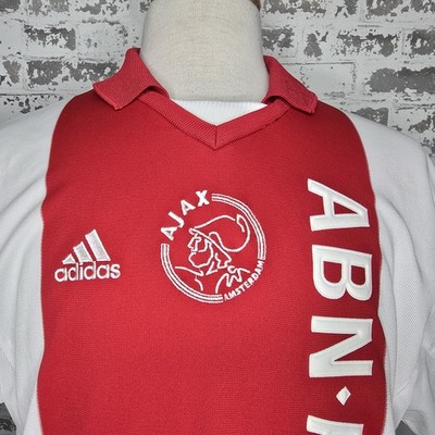 AJAX 2001 2002 HOME SHIRT FOOTBALL SOCCER JERSEY ADIDAS 699654