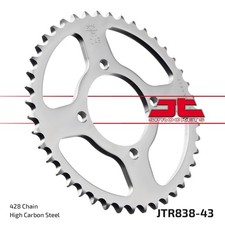 JT Rear Sprocket 43 Tooth 428 Pitch For Yamaha RD 125 DX 10000000 76-77