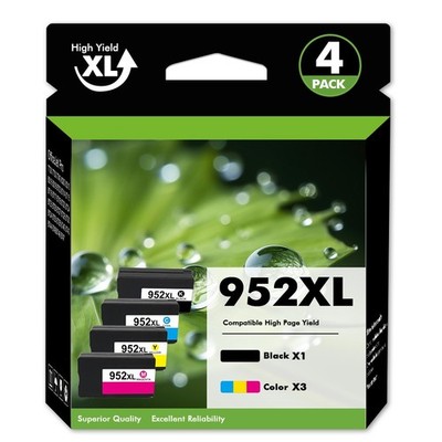 Printer Ink 952XL 952 XL Ink Combo Pack for HP OfficeJet Pro 8710 8715 ...