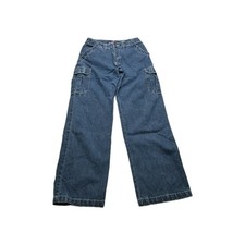 Jordache 90's Women's Cargo 'J' Jeans 9/10 30x31 Vintage Classic