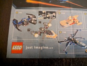 Vintage (1999) LEGO STAR WARS - Large Advertising Promo Poster - VERY RARE