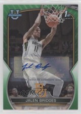 2022 Bowman U Chrome Prospect Green Refractor 56/99 Jalen Bridges #99 Auto 0a6