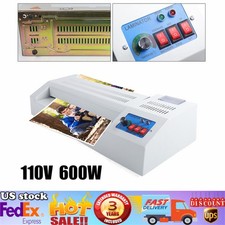 13" Laminating Machine A3 A4 Thermal Laminator Machine 4 Roller Hot Cold Film