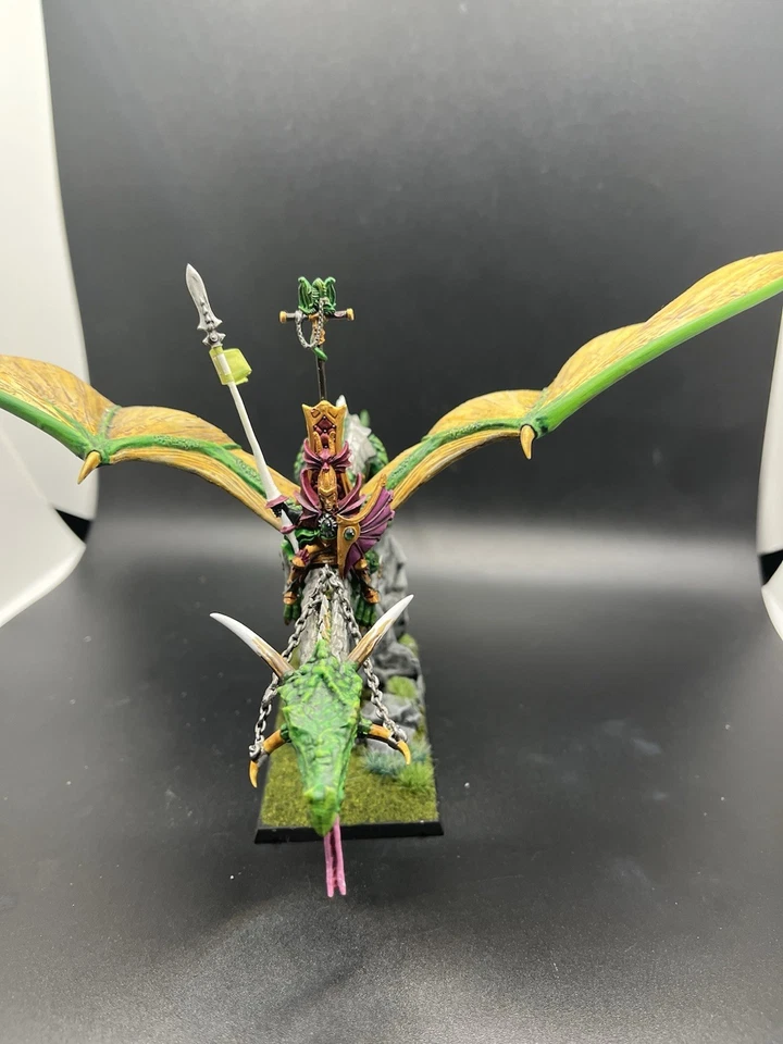 Warhammer Dogs Of War Asarnil The Dragon Lord Fully Painted Very Rare OOP - Image 2 of 4