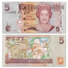 Fiji 5 Dollars, ND(2012), Pick#110b, banknote, UNC