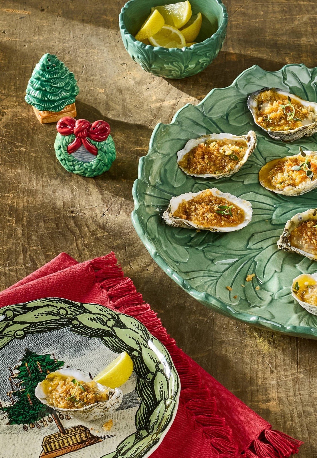 John Derian x Target- Christmas Wreath & Tree - Salt & Pepper Set Stoneware 2025