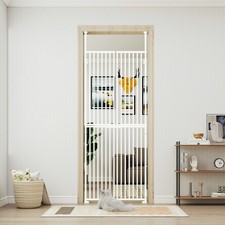75-96" Extra Tall Pet Gate 29.5-32" Width Adjustable Pet Safety Gate No-Drill