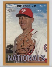 2016 Heritage High Number Topps.com Online Exclusive 5x7 Gold 5/10 Joe Ross 2d9