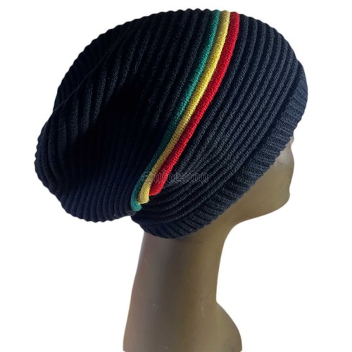Cappello Berretto Rasta Dreadlocks Tam 100% Cotone Berretto Reggae Marley Giamaica M/L - Foto 35 di 65