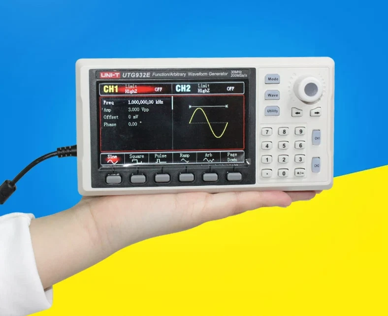 UNI-T Funktionsgenerator UTG932E UTG962E Arbiträrer Wellenformgenerator 2 Kanäle - Bild 4 von 4