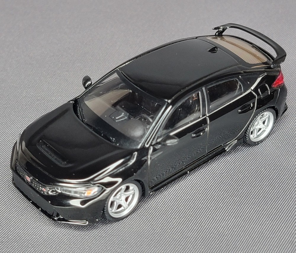 Mini GT Honda Civic Type R - Crystal Black 1/64 Scale Diecast Model Car