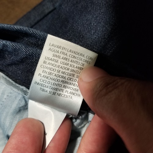 NWT HAGGAR WTW DENIM TROUSERS PANTS WORK TO WEEKEND CLASSIC FIT 31x32 NAVY - 第 10/17 張圖片