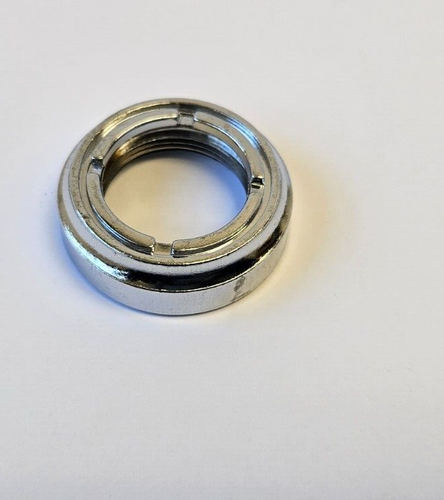 1966-1968 Dodge Plymouth Charger Road Runner Ignition Switch Bezel 2580775 NOS - Picture 4 of 7