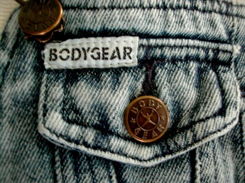 BODYGEAR Denim Short Overalls Unisex Youth Size 5 EUC - Picture 3 of 4