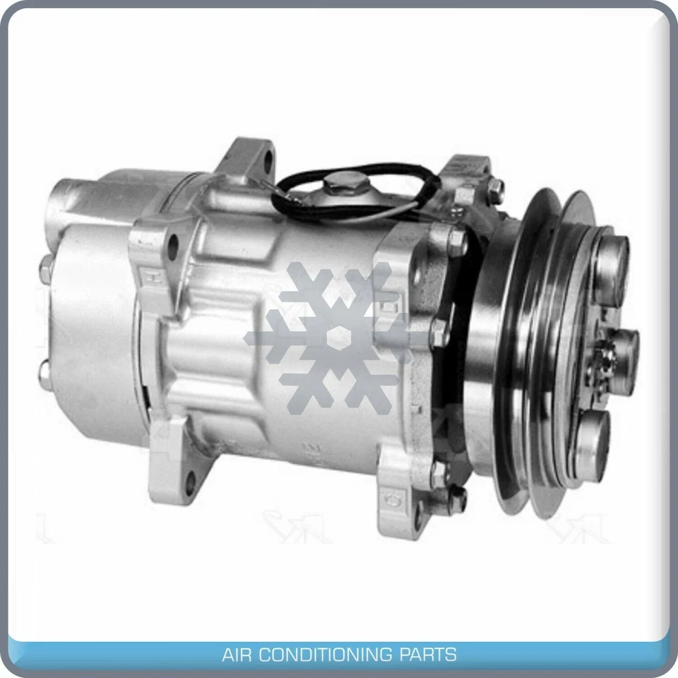 AC Compressor SD709 fits Jaguar Vanden Plas, XJ6, XJR, XJRS, XJS QR - Image 2 of 4