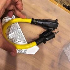 AC Plug Adapter 4in1 T Blade Power Extension Cord Cable For Nema 12AWG 15-20 Amp