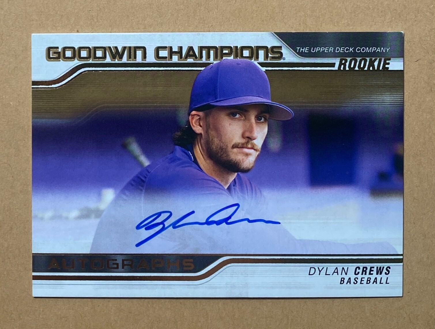 2023 UD Goodwin Champions #HA-DC Dylan Crews RC Horizontal Autograph Auto SP