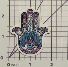 HAMSA - Hand of FATIMA Evil Eye Protection -  Vinyl Decal Sticker Bomb Magical