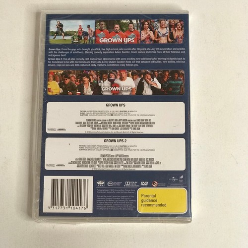 Grown Ups & Grown Ups 2 DVD 2 Movie Collection ( Brand New & Sealed ) - Picture 3 of 4