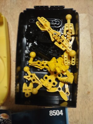 Lego 8504 Throwbot Technic Slizer Yellow Complete With Discs