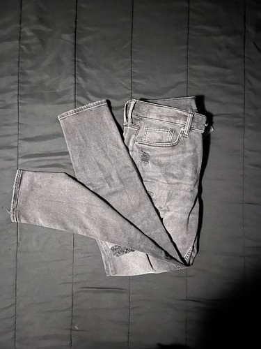 H & M Coupe Moulante Skinny Fit Distressed Men's Black Jeans Size 30 x 32 - Picture 12 of 12