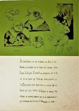 JOSE LUIS CUEVAS Original PENCIL SIGNED TAMARIND LITHOGRAPH 1965 CHARENTON SUITE