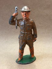 Vintage 1930s Barclay/Manoil Lead WWI Army Soldier Band Director With Baton