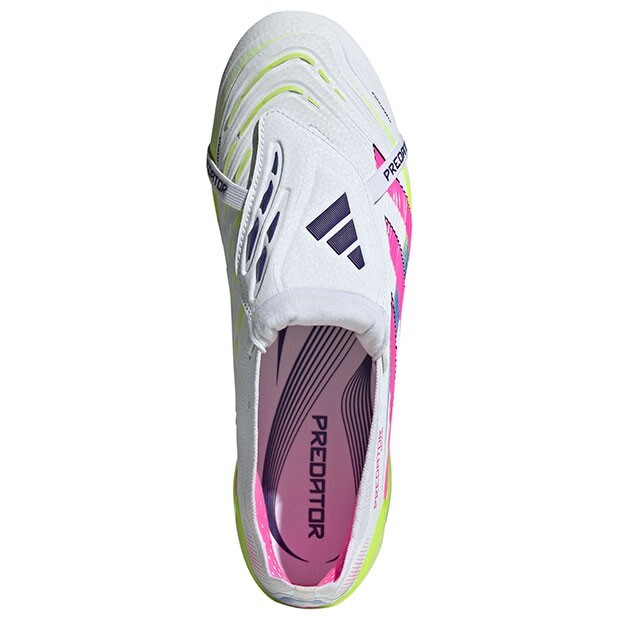 adidas Soccer Cleats PREDATOR ELITE FT FG Footwear White